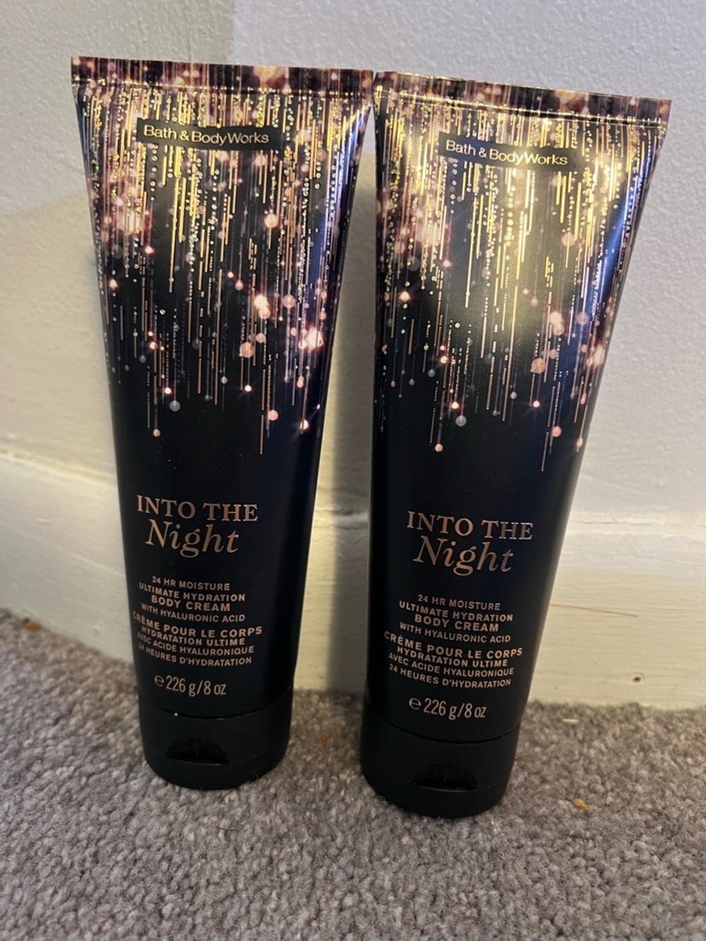 Bath & Body Works Into The Night Body Cream Set of 2 8 Oz each